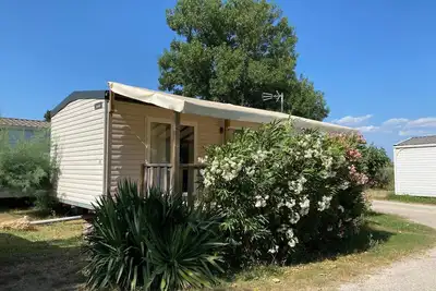 Image de Mobil-home Riviera flower, 4pers 2ch, au Camping de l'Arnel