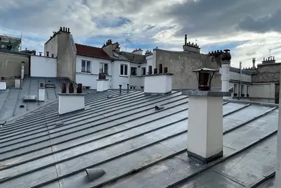 Image de Marais Picasso  space, light, quiet, overlooking Parisian roofs + parking avail.