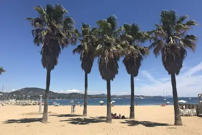 Image de Appartement en rez de jardin pour 4 personnes avec accès plage et piscine à Gassin