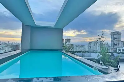 Image de Precioso Piscina en la Azotea Gimnasio Vistas Increíbles @piantini