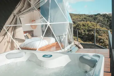 Image de Glamping Dome w/ Hot Tub, Sunset + Gulf View, Loft Net