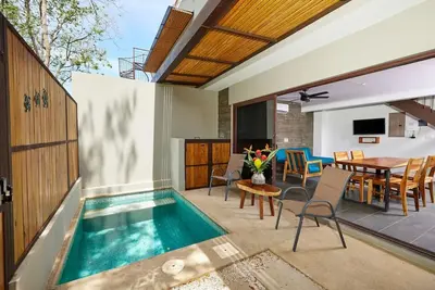 Image de Townhome #3 Private Pool & Garden 300 Mt to Beach