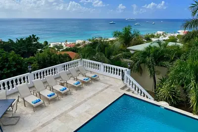 Image de Caribbean View Villa-beach-sunset