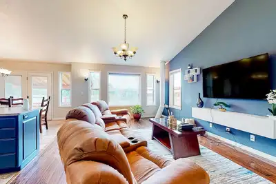 Silverstar | Dog-friendly mtn-view house in Driggs with grill, patio, wood stove