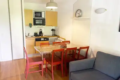Image de 1er étage, vue pistes de ski, remise en forme, piscine, terrasse, télévision, casier à ski, 57m²