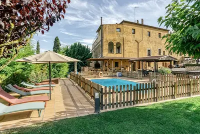 Image de Ferme 'Mas Alba' avec vue sur les montagnes, piscine privée et Wi-Fi