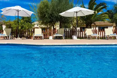 Image de Maison de vacances \"Puig de Ses Toltes\" avec vue montagne, piscine privée et Wi-Fi
