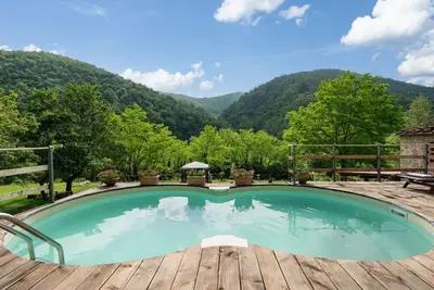 Maison de vacances privée avec Wifi, piscine privée, Tv, patio, vue panoramique, près de Florence