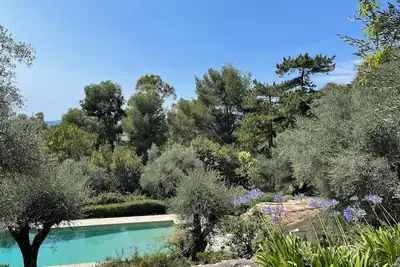 Image de Villa provençale rénovée, vue panoramique mer, piscine 15x6