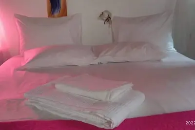 Accommodation with a balcony and Bbq garden, located 200m from the beach