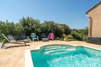 Image de Maison de vacances \"Gîte Lou Barry\" avec piscine partagée et Wi-Fi