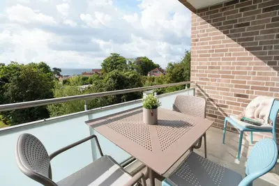 Ferienwohnung Baltic Lounge 21 mit Balkon und Meerblick in Grömitz