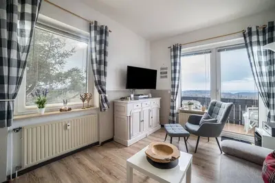 Image de Appartement \"Harzperle Nr 6\" avec vue sur les montagnes, balcon et Wi-Fi