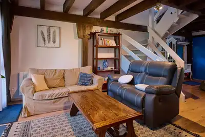 Image de Le Tonneau Bleu - Appt avec piscine partagée