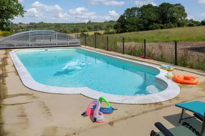 Image de Maison de vacances 'Corps de Ferme au Calme' avec jardin