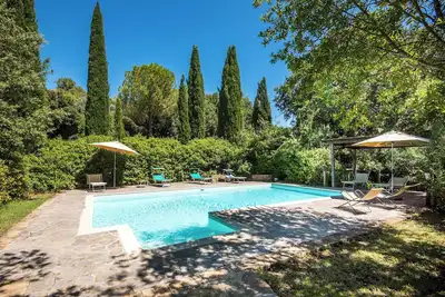 Image de Agritourisme 'Ginepro Podere Giardino' avec piscine partagée, Wi-Fi et climatisation