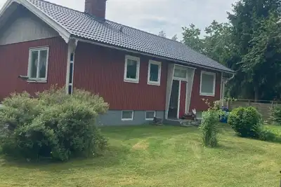 Image de Typical Swedish style, red wooden house in SmĂĄland