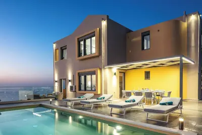 Image de Villa mit Unglaublichem Blick auf das Meer und die Berge
