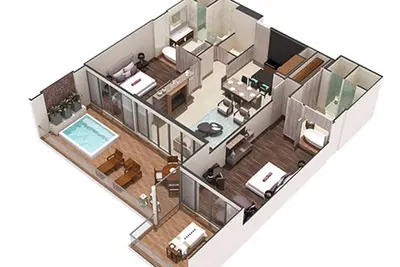 Image de A Grand Luxxe Two Bedroom Spa Suite - Vidanta Nuevo Vallarta\nFeb 24 - March 2