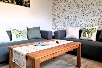 Image de Heidezauber: Modern vacation apartment with terrace and fireplace