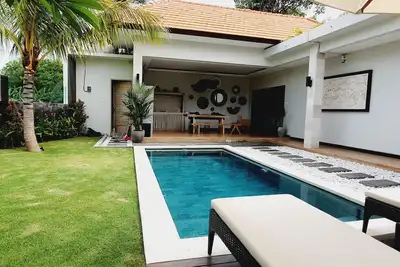 Image de Villa Jitana, 700m from brawa beach, 2 bedrooms