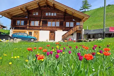Image de Chalet Grittelihus, grande salle de bain, Beaucoup d'espace de vie, nähe Interlaken