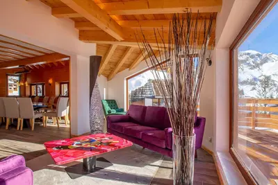 Image de Chalet d'exception à Avoriaz pour 12 pers, 6 chambres, sauna et petit-déjeuner inclus