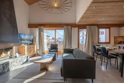 Image de Duplex 3 chambres, cheminée, 7 pers, Morzine