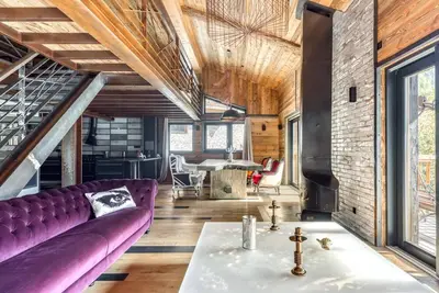 Image de Chalet, à 50m des pistes de ski, vue montagne\/rue, sauna, hammam, terrasse, balcon