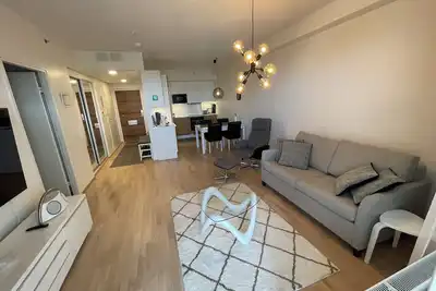 Image de Tampere city view near Nokia Arena - 14th floor with big balcony and sauna (Ac)