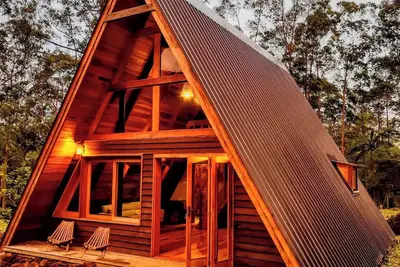 Image de Fantastic A-Frame Cabin amidst nature and close to beaches and Br-101
