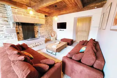 Image de Maison de campagne Ă 10 mn de la mer avec Spa, billard, babyfoot