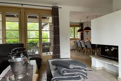 Image de Maison de vacances 'Landhaus Max' avec vue sur les montagnes, terrasse privée et Wi-Fi