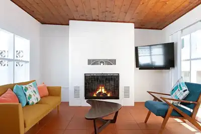 Cute Mid-Century Beach Side Bungalow | Beachside