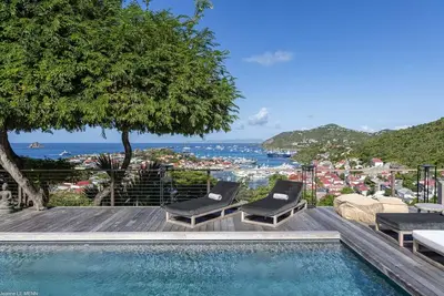 Serenity- Hillside estate, offering spectacular sunsets and views of the harbor