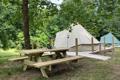Image de A place for peace… relaxing yurts, pet friendly on a holistic farm in Western Nc
