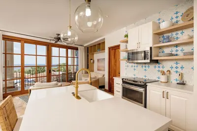 Ocean View Flat with Balcony Near The Beach at Las Catalinas