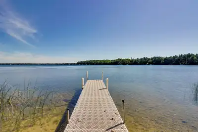 Image de Lakefront Minnesota Escape w/ Fire Pit & Boat Dock