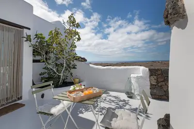 Image de Studio de vacances 'Apartamento Pitaya' avec vue sur la mer, Wi-Fi et climatisation