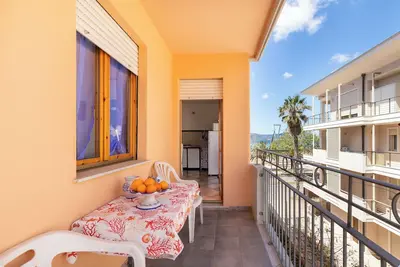 Image de Appartement \"Blu Verdone\" avec vue sur la mer, balcon et Wi-Fi