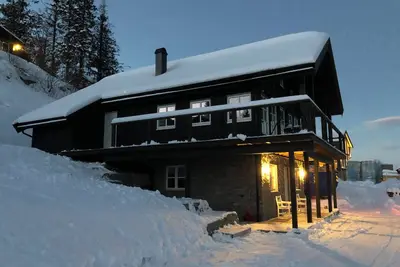 Image de Appartement in mountain cabin with panoramic wiew and ski in/out at Norefjell