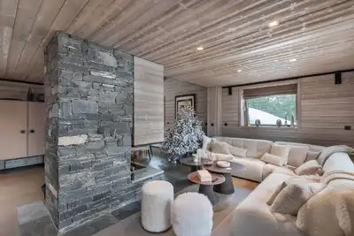 Image de Luxueux chalet 6 chambres avec jacuzzi et home-cinéma à Megève, proche centre