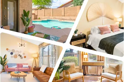 Image de ! New! Pool+ Pet Friendly 3br! Modern Family Oasis