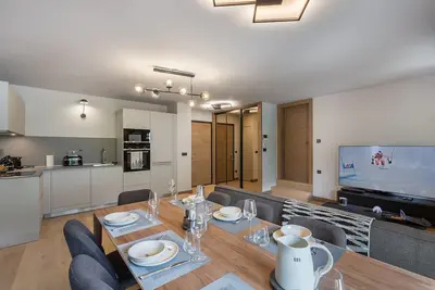 Image de Bel appartement à Megève dans résidence avec piscine