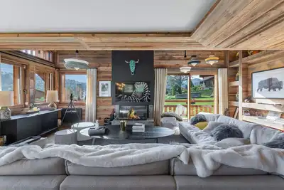 Image de Chalet contemporain avec spa, ski room et garage - 10 pers