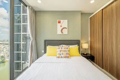 Cool and New 3Brs Apartment - Amazing view - Free Pool&Gym - D7