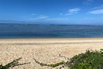 Image de Appartement  'Le Margouillat' face au lagon avec jardin