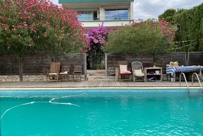 Image de Villa avec piscine 400 mètres merSpacieuse, lumineuse, calme, accueillante