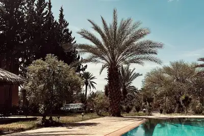 Image de Authentic castle in the south of Morocco located in the Palmeraie of Skoura.