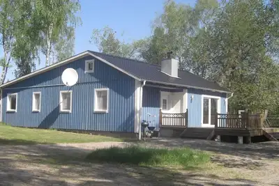 Image de Ferienhaus in Traumhafter Alleinlage auf SeeufergrundstĂĽck am GroĂźen Fegensee